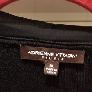 Fur collard black vest